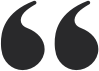 Image of a left quote character